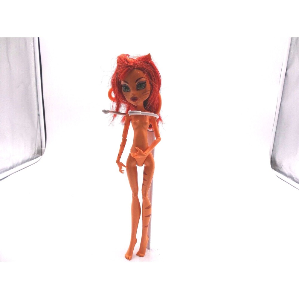 Monster High Toralei Stripe Doll Freaky Field Trip and Tail Nude Mattel 2011